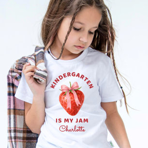 Cute Kindergarten is my jam Back to School Kids  T-Shirt