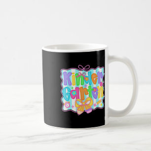 Cute Kindergarten Teacher Leopard Coquette Pencil Coffee Mug