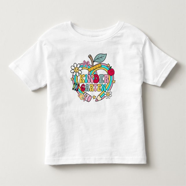 Cute Kindergarten Toddler T-shirt (Front)