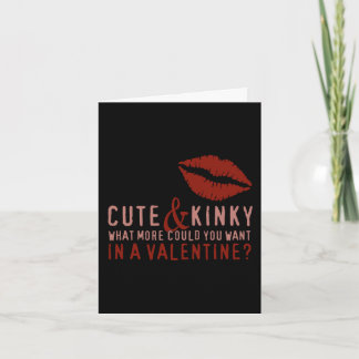 Cute & Kinky Valentine Lips Holiday Card