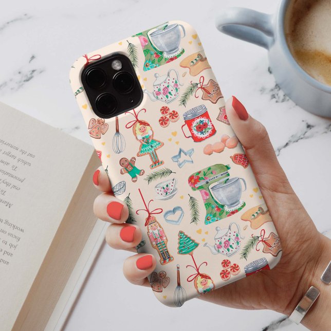 Cute kitchen backing nutcracker cookies  Case-Mate iPhone case (Creator Uploaded)