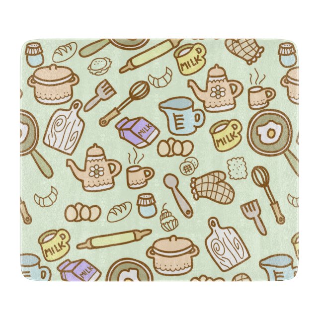 Cute Kitchenware Cutting Board (Front)