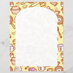 Cute Kitchenware Yellow Paper Sheet