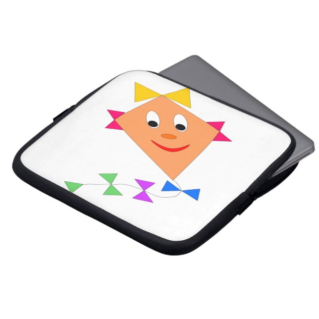 Cute Kite Laptop Sleeve (Front Top)