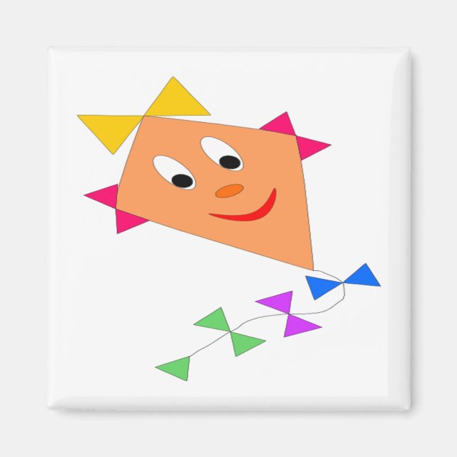 Cute Kite Magnet (Front)