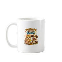 Cute Kitten and Puppy Mug Design