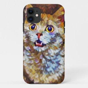 Cute Kitten Artwork iPhone 11 Case