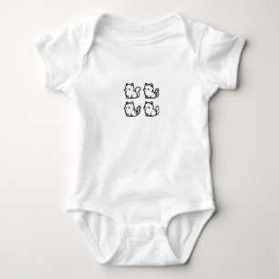 Cute kitten baby outfit bodysuit