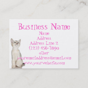 Cute Kitten Business Cards