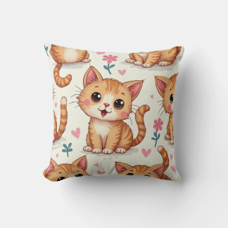 cute kitten cushion
