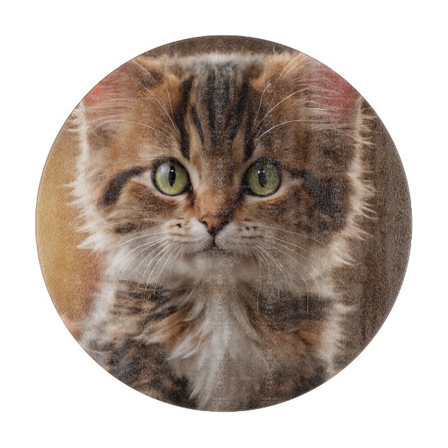 Cute Kitten  Cutting Board (Front)
