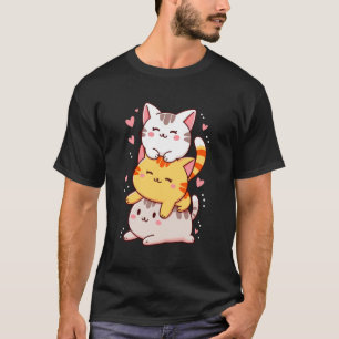 Cute Kitten Funny Kitty Romantic Tee Cats Lover Ka