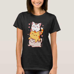 Cute Kitten Funny Kitty Romantic Tee Cats Lover Ka