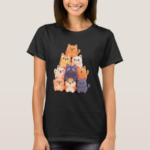 Cute Kitten Funny Kitty Romantic Tee Cats Lover Ka
