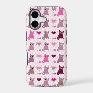 Cute kitten girls pattern