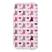 Cute kitten girls pattern