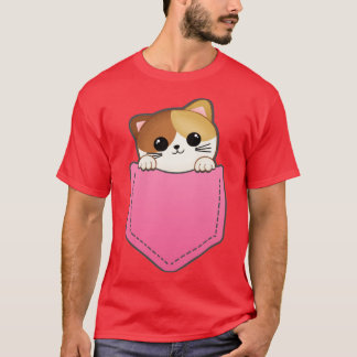 Cute kitten in a Pocket T-Shirt