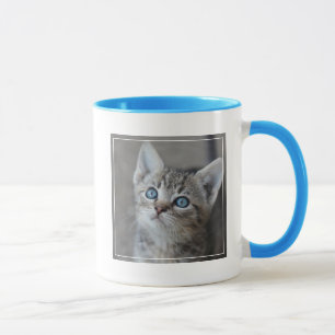 Cute Kitten In the Garden Mug