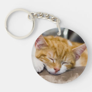 Cute Kitten Key Ring