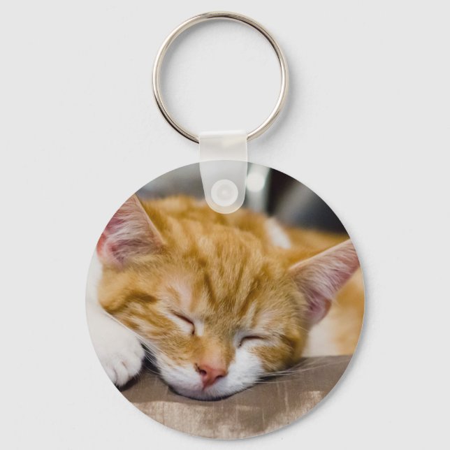 Cute Kitten Key Ring (Front)