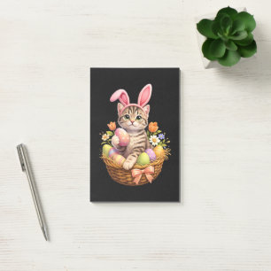 Cute Kitten Lovers Happy Easter Cat Post-it Notes