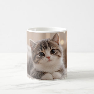 Cute Kitten Mug Design   Adorable Cat Coffee Mug