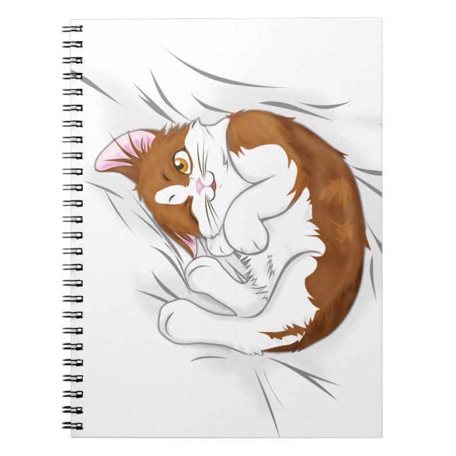 Cute Kitten Notebook (Front)