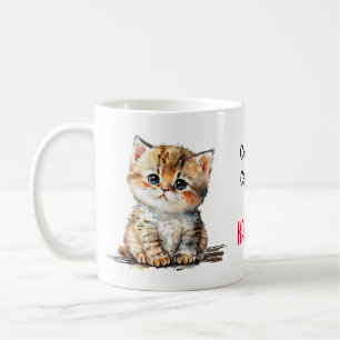 Cute Kitten on a Childless Cat Lady for Kamala  Coffee Mug