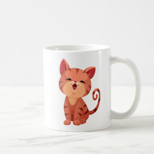 Cute Kitten Orange Tabby Tiger Cat Kitty Mum Coffee Mug