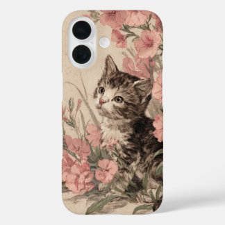 Cute Kitten Phone Case vintage for Cat Lover