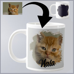 Cute Kitten Photo Cat Lover Grunge Speciality Mug