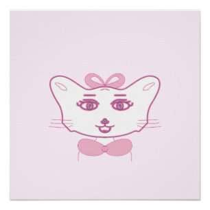 Cute kitten poster