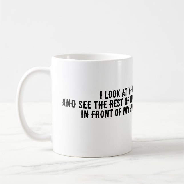 ❤️ Cute Kitten Puppy Love Heart Cosy Coffee Mug (Left)