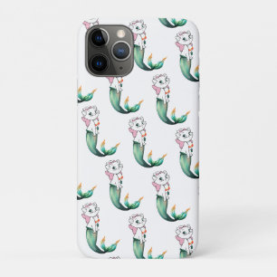 Cute Kitten Purrmaid – Fun Mermaid Cat Design iPhone 11 Pro Case