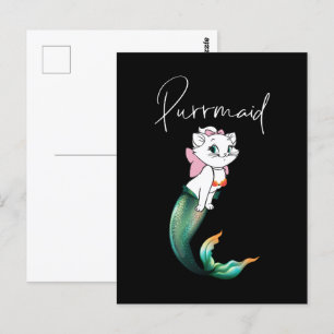 Cute Kitten Purrmaid – Fun Mermaid Cat Design Postcard