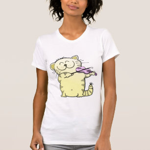 Cute Kitten Violinist T-Shirt