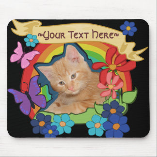Cute Kitten with Scroll Mousepad