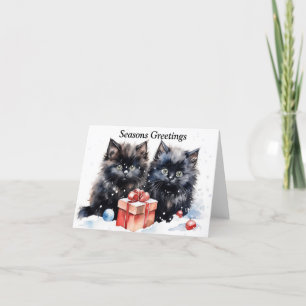 Cute Kitten Xmas Card