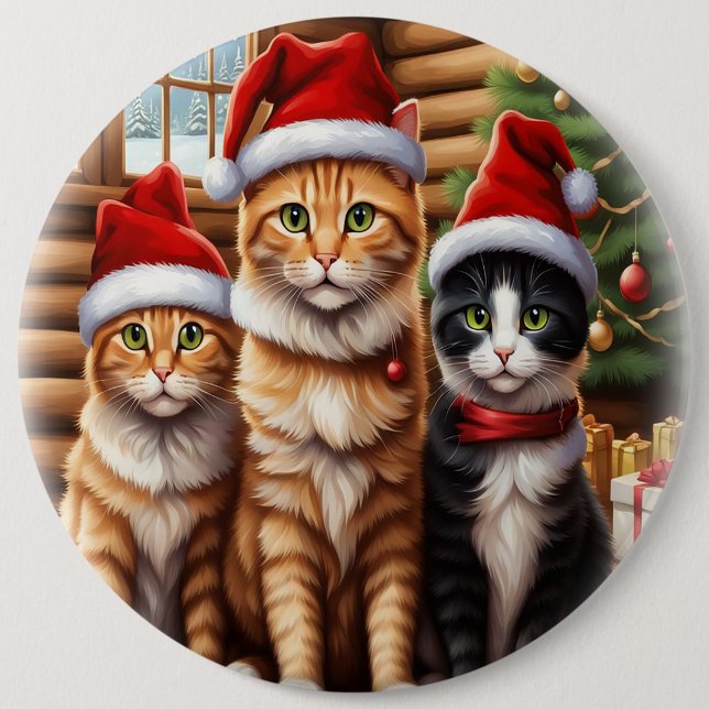 Cute Kittens 6 Cm Round Badge (Front)