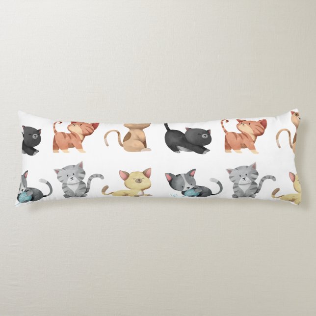 Cute kittens body cushion (Front)