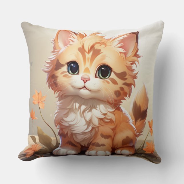 Cute Kittens  Cushion (Front)
