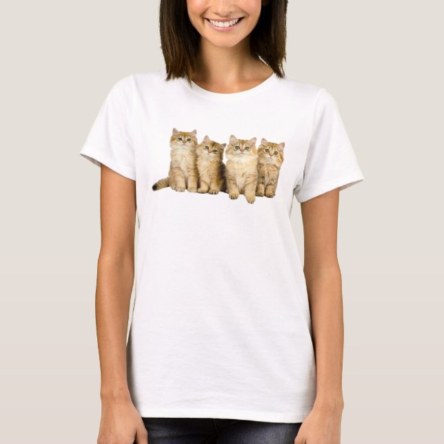 Cute kittens family T-Shirt (Front)