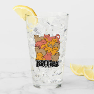 Cute Kitties Design - Adorable Cat Art Glass