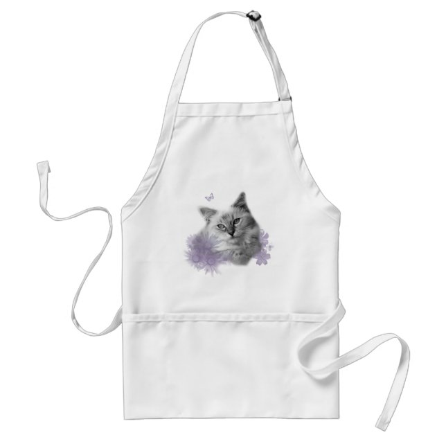 cute kitty apron (Front)
