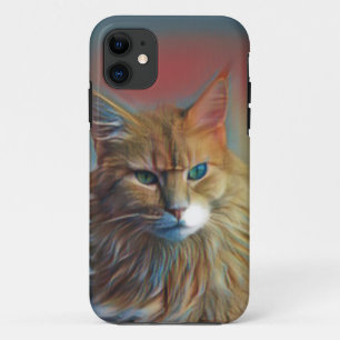 Cute Kitty Artwork iPhone 11 Case