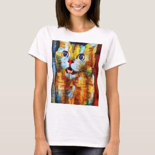 Cute Kitty Artwork T-Shirt