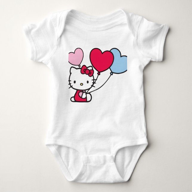 Cute Kitty Baby Dress – Adorable Cat Print for Lit Baby Bodysuit (Front)