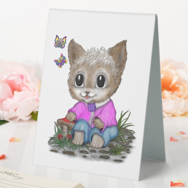 Cute Kitty Cat and Butterfly (In SItu (Wedding))