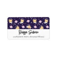 Cute Kitty Cat Astronauts Pattern