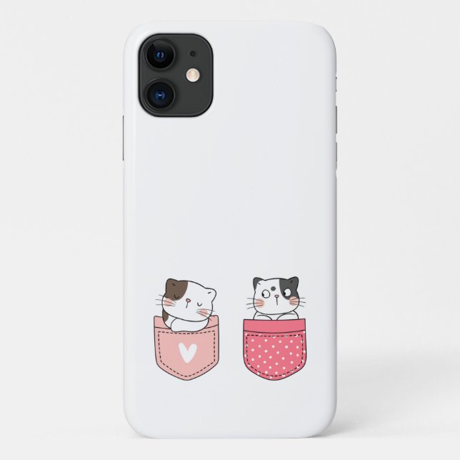 Cute Kitty Cat Case-Mate iPhone Case (Back)